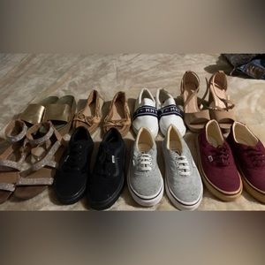 20$ vans or 70$ for all shoes/sandals